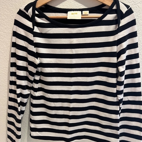 Maeve by Anthropologie Striped Boatneck Top - Picture 4 of 5